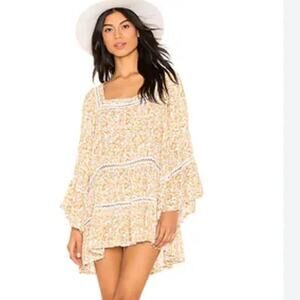 FREE PEOPLE Women’s Talk About It Tunic Top Mini Dress Sz Medium